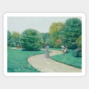 Parc Monceaux, Paris by Childe Hassam Sticker